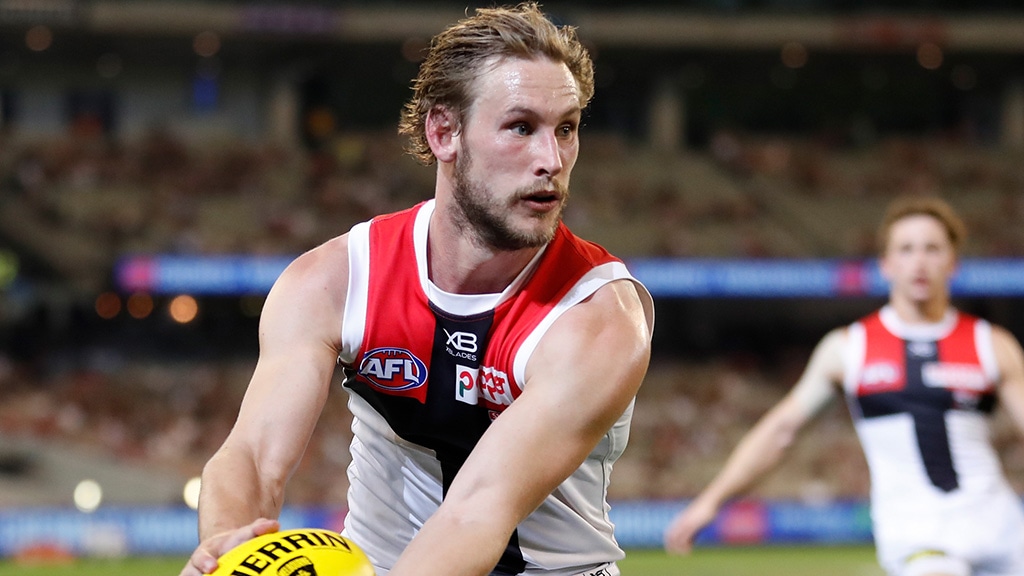JimmyWebsterm23.jpg Jimmy Webster will miss the next fortnight following hand surgery - AFL,St Kilda Saints,Injuries,Jimmy Webster